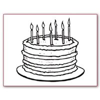 Stampila silicon - Stamperia -WTK023 Birthday Cake-5x7cm