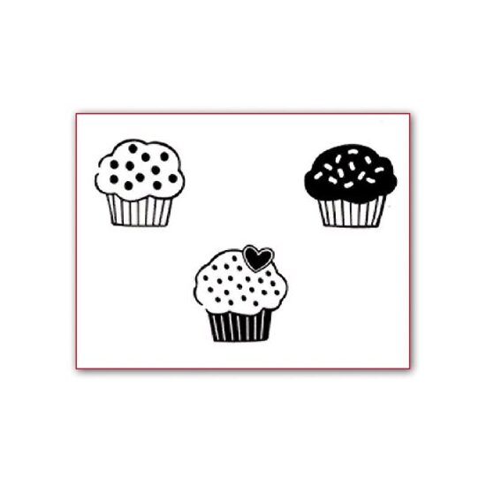 Stampila silicon - Stamperia -WTK024 Cup cake- 5x7cm