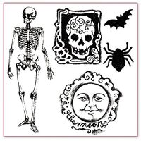Stampile silicon - Stamperia -WTK043 10x10 cm Halloween