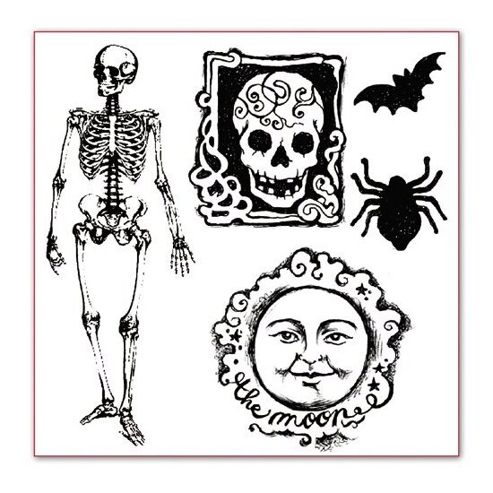 Stampile silicon - Stamperia -WTK043 10x10 cm Halloween