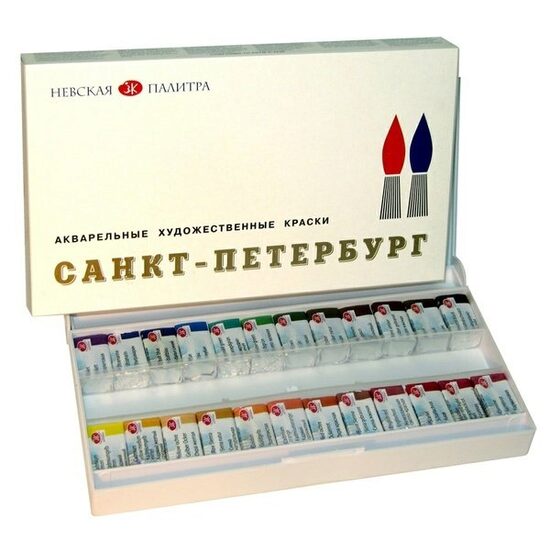 1942017 Set acuarela 24 culori extra-fine - Saint Petersburg
