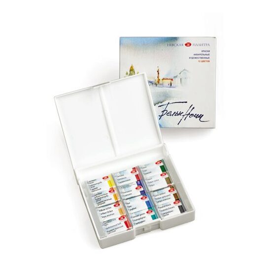 Set acuarela 12 culori extra-fine - White Nights
