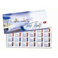 Set acuarela 24 culori extra-fine in cutie de carton - White Nights