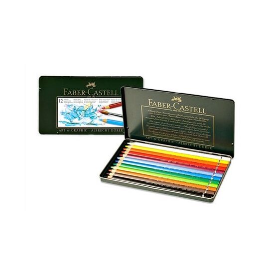 117512 Set 12 creioane colorate acuarela Albrecht Durer - Faber Castell