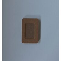 KF276 - Blat MDF dreptunghiular, cu rama - 8x12 cm - STAMP.