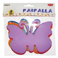 AD075 - Set 8 forme fluture din spuma 15x10.6x0.2 cm