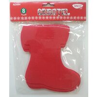 AD084 - Set 8 forme din spuma - Ciubotel - 18x15x0.1 cm
