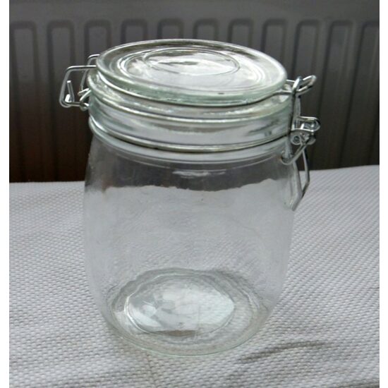 357912 - Borcan sticla cu capac 0.75 l - ANT-CH