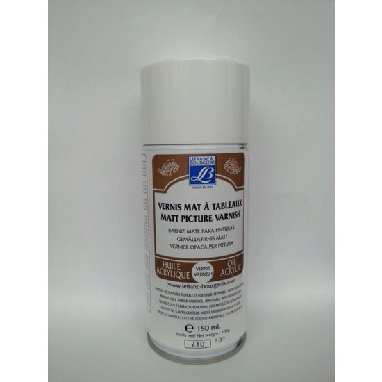 Spray Matt picture varnish 150 ML - Lac mat -Lefran & Bourgeois