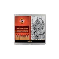 k1504-24 Set 24 creioane grafit - 8B - 10H - Koh-I-Noor