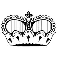 WTK105 - Stampila silicon - 5x7cm Stamperia - Crown 2