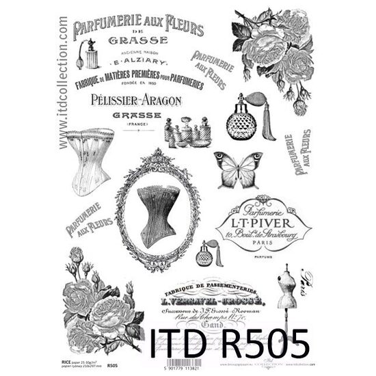 R505 - Hartie orez A4, 25 - 30gr - ITD