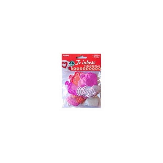 AD096-Inimioare autoadezive-50buc/set