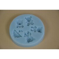 M90089 - Matrita, mulaj silicon - ursuleti - ANT-CH