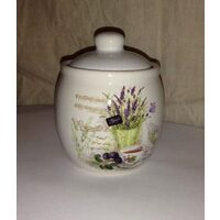 285501 - Borcan portelan cu imprimeu - lavanda - ANT-CH