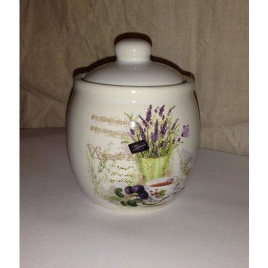 285501 - Borcan portelan cu imprimeu - lavanda - ANT-CH