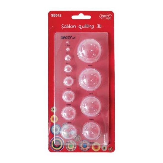 SB012-Sablon quilling 3D-Daco