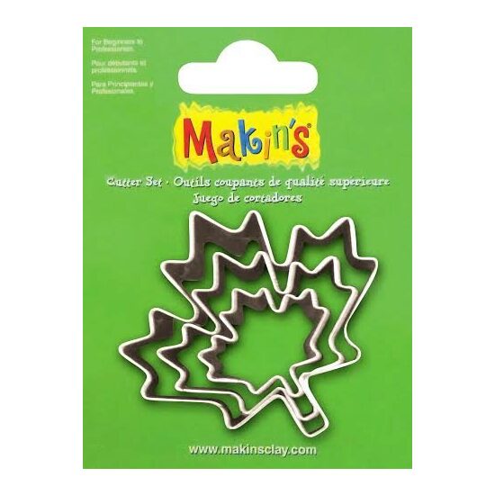 36029 - Set 3 cuttere frunza de artar - Makins