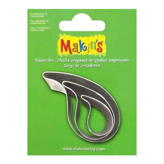 36031 - Set 3 cuttere - picuri de apa - Makins
