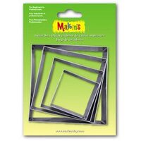 36502 - Set 4 cuttere - patrat - Makins
