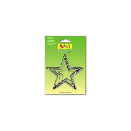 36504 - Set 4 cuttere - stea - Makins