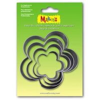 36505 - Set 4 cuttere - floare - Makins