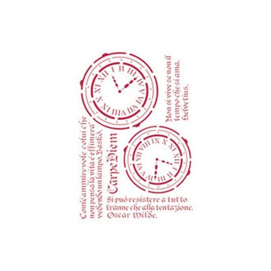 KSG160 - sablon Stamp - 21x29,7,Carpe Diem