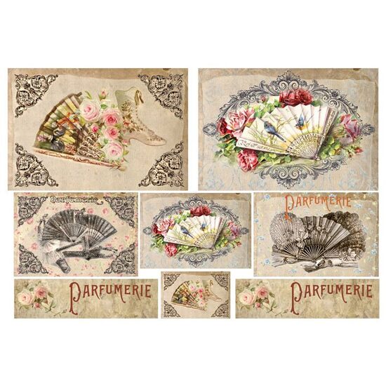 DFS198 - Hartie de orez Stamperia 48x33 cm Rome