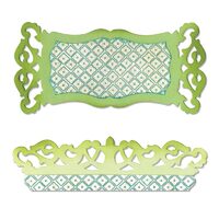 G - 658475 - Cutter - Label and Edge, Scrollwork - Sizzix
