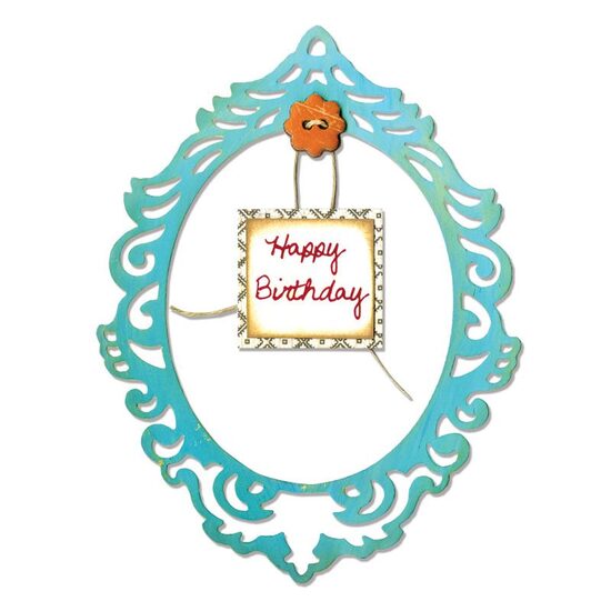G - 658473 - Cutter large - Frame, Antique - Sizzix