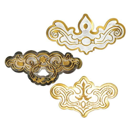40 - 658462 - Cutter si placa embosare - Antique Handles - Sizzix