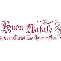 KSB135 - Sablon Stamperia 38x15 - Merry Xmas