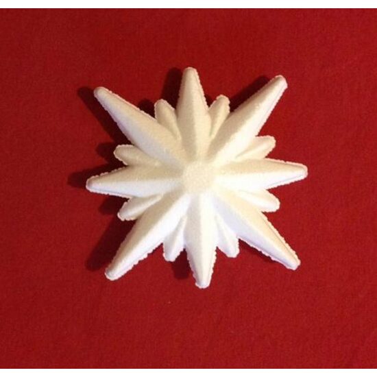 Stea polistiren 10.5x10.5 cm. PENT