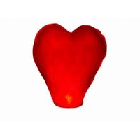 LAMP1T - Lampion zburator inima rosie 38 x 70 x 102 cm