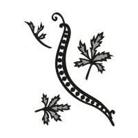 CR1243 - Set 4 matrite Tiny&quot;s swirls and leaves 1 - Marianne