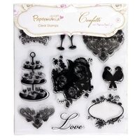 PMA9073100 - Set stampile silicon - dragoste - Papermania