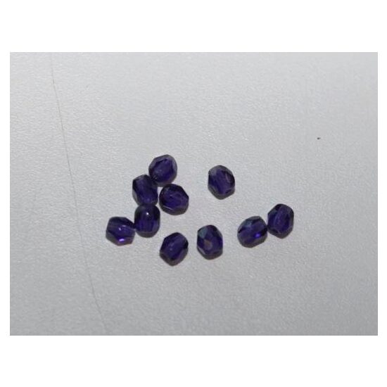 20510 - Set 10 margele de sticla 4mm - MOV