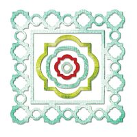 8 - 659130 Set 5 cuttere Thinlits - frames, Ornate Moroccan - by Rachael Bright