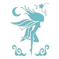 FLTR012A - Fetru transferabil, albastru, Fairy - 14.4x20.3 - STAMP.