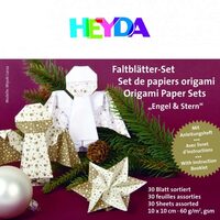 204875575 - Set hartie origami 15x15cm - Inger - Heyda