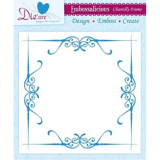 EF8-CHNFME Coala embosare Chantilly Frame - Crafters Companion