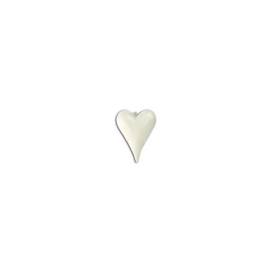 KM64B - Inima alba, metal - Stamperia