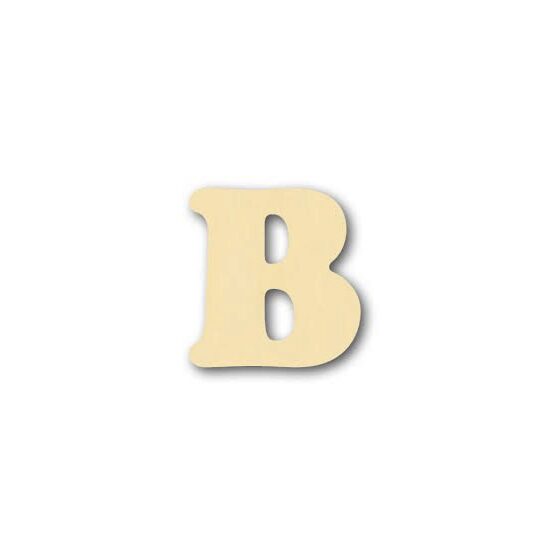 GKLSB - litera B - lemn 10 cm h. STAMP.