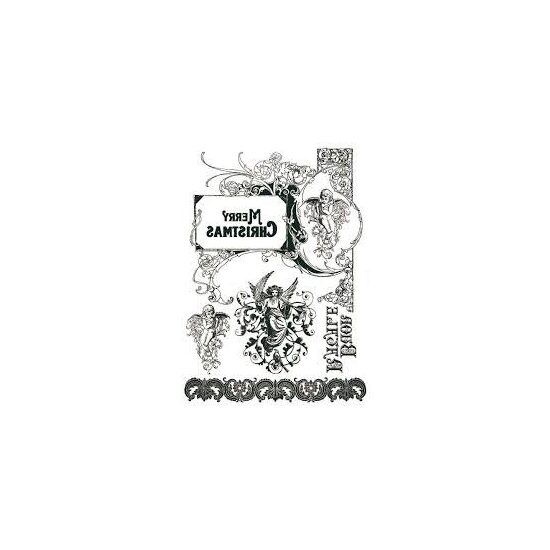 DFTR018N - Hartie de transfer A4 - Stamperia - negru