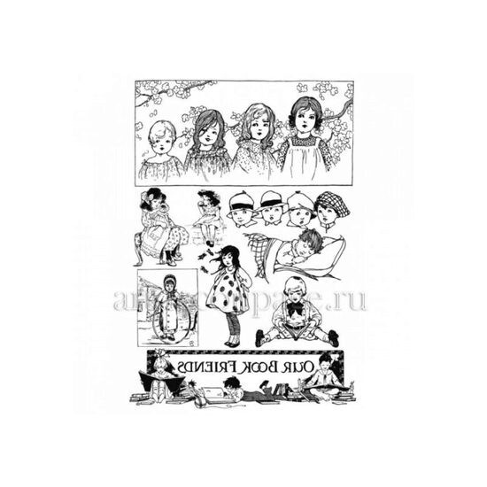 DFTR017N - Hartie de transfer A4 - Stamperia - negru