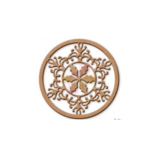 KF310 - Silueta MDF STAMP. glob cu fulg 33 cm.