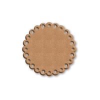 KF356 - Silueta MDF STAMP. cerc cu margini dantelate