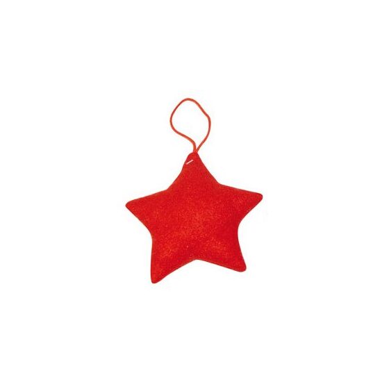 FLF019 - Stea fetru STAMP. 14 cm - rosie