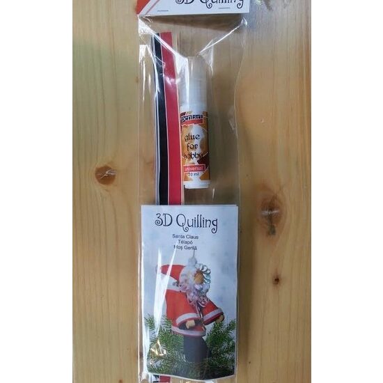 Set 3D Quilling - Mos Craciun
