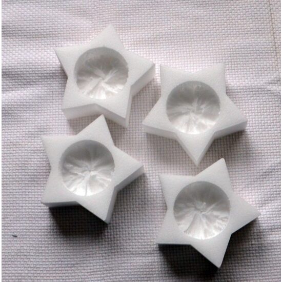 Set 4 stele polistiren - suport lumanari PENT